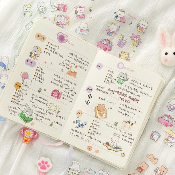 Kawaii Animal Waterproof Stickers - Picture 3 of 13